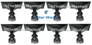 8 Pack 4 x 10 Inch Piezo Flush Mount Horn TWEETERS Home Car Pro Studio Speakers