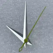 Silver Second Hand for Yellow Cocktail Style Watch Compatible with NH35 NH36 NH3