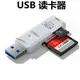 USB3.0讀卡器高速款迷你型多合一SD/TF卡手持式轉換器多功能電腦車載通用單反相機卡U盤內存卡存儲卡