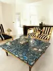 42" Square Agate Coffee & Tea Table Modern Home Garden Furniture Cafeteria Decor