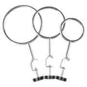 3 Pcs Iron Ring Experimental Equipment Lab Stand Accessories Laboratory Clamps