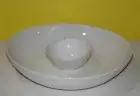 New Royal Doulton Spa Lifestyle Large Chip n Dip 13" Bowl - Bright White