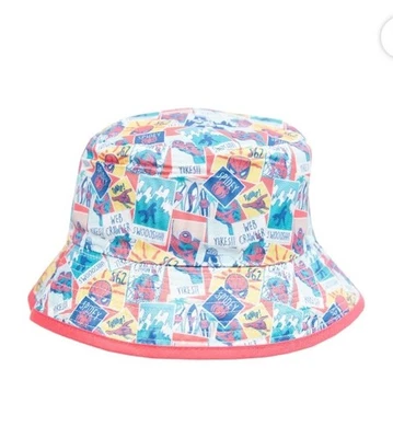 Marvel Spider-Man Toddler Reversible Bucket Hat Blue OSFM