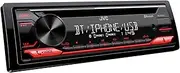 [JVC] KD-T812BT CD Receiver with BT Hands-Free Kit (Alexa Built-in, High Performance Tuner, Sound Processor, USB, AUX, Spotify Control, 4 x 50 Watt, Button Lighting Red)