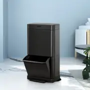 Devanti 70L Motion Sensor Bin Pedal Bins Automatic Black