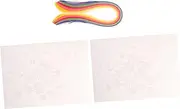 LOLIPPYY 1 Set Colorful Quilling Paper Strips Set for Scrapbook Decoration of DIY Paper Craft Tools for Creative Arts for Skill Development and Family Projects