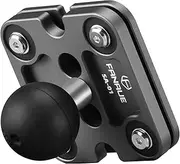 FANAUE Aluminum Phone Holder with 1" Ball Head Adapter Compatible with RAM mounts B Size Double Socket arm (SA-01)