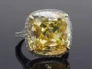 Art Deco Antique 4.50 Ct Canary Diamond Vintage Wedding Ring 925 Sterling Silver