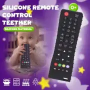 1PC Silicone Baby TV Remote Control Shape Teether Toy BPA Free Sensory Accessory