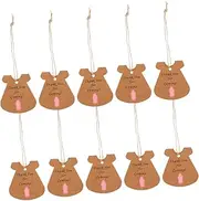 KAILIKETIY 50pcs Thank You Tags with String Favor Labels for Showers Weddings Events Thank You for Coming Cards with Charming Design