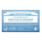 Dr Bronner's Pure Castile Bar Soap - 140g - Baby Unscented (Pack of 2)