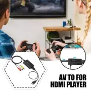 GENREEN HDMI to AV Composite Video Audio Converter Adapter with RCA Input M7G3
