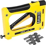 Picture Framing Point Driver Aluminum Alloy Hand Picture Frame Tool with 1000 Nails Lightweight Point Nail Tacker Adjustable Photo Frame Backing Nailer for Picture Frame Fulasun(black)