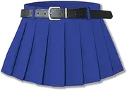 SANGTREE Women's Belted A-Line Stretchy Club Y2k Mini Pleated Skirt with Belt