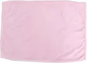Alipis Fleece Blanket Pink Fluffy Throw Pet Blanket for Sofas Solid Pet Bedding Cozy Towel