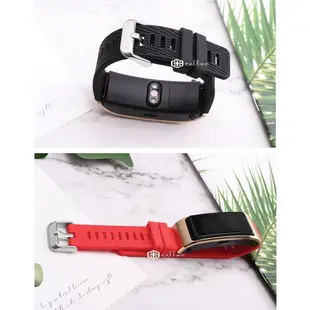 --庫米-- Huawei Talkband B5 華為手環B5 運動柔軟硅膠手錶帶 免工具 防水透氣