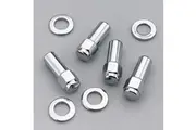 Weld Racing Closed End Wheel Nut and Washer 1/2" Suit Draglite, Rodlite, Prostar Wheels (4 Pack)