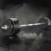 168cm 78kg Everfit Barbell Set Weight Plates Bar Lifting Bench