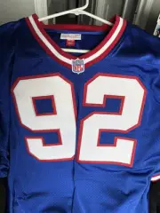 Michael Strahan New York Giants SZ 48 (XL) Authentic Mitchell And Ness Jersey