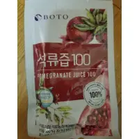 在飛比找蝦皮購物優惠-Boto 韓國， 100%石榴汁，便宜賣，購於愛買