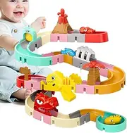 Slide Bath Toys for Kids | Shower Take Apart Set for Children | Interactive Suction Cups Wall Bath Slippery Toys for 5-7 Years Old