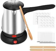 Candle Making Kit with Wax Melter,Electric Candle Wax Melter for Candle Making, Stainless Steel Wax Melting Pot, 52IN Power Cord,Candle Making Supplies