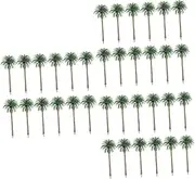 36 Pcs Hainan Coconut Tree DIY Mini Artificial Plants Sand Table Decoration Home Accents Decor Mini Plants Photo Clip Stand Faux Plants Moss Decor Decorations Plastic Miniature