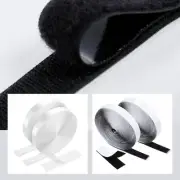 2Pcs Self Adhesive Nylon Strips Heavy Duty Sticky Hook and Loop Tape flhGv