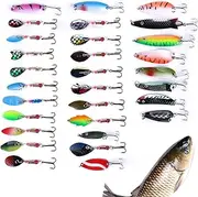 Fishing Baits, Saltwater Bait Lure, Floating Bass Sequin Hard Baits with Hook, Realistic Swim Baits Lures for Outdoor Freshwater Saltwater