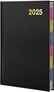 Calendar Notebook, School Notebook, Calendar 2025 Notebook A5 Hardcover Executive Planner Daily Notebook