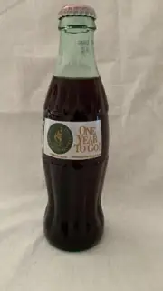 Coke One Year To Go Atlanta 1996 Olympics Sealed Bottle