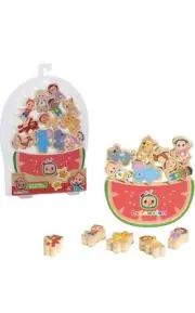 CoComelon Best Friends Balance Blocks, Wood Series, 18 Months+, Stack & Balance