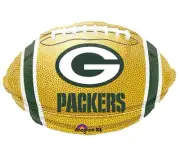 NFL Green Bay Packers Football Junior Shape 17" Foil Balloon (Non-Packaged)