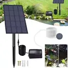 Solar Powered Oxygenator for Outdoor Pond Fish Tank Aerator Air Pump Oxygen 웃