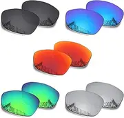 [Well-aimed] Replacement Lenses Compatible with Bolle Grunt 10267 Sunglasses - Value Pack 501