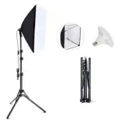 Softbox Photography Lighting Kit, 16'' x 16'' Continuous Lighting Photo Studi...