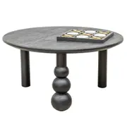 Willow & Silk 80cm Round Wooden Avoca Coffee/Side Table Furniture Home Decor