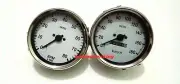 Smiths Replica 100 mm Speedometer 180 KPH clockwise + Tachometer clock wise
