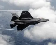 NAVY F-35C LIGHTNING II ABOVE FLORIDA CLOUDS 11x14 GLOSSY PHOTO PRINT