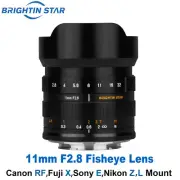 Brightin Star 12mm F2.8 Full Frame Wide Angle MF Fisheye Lens for E/RF/Z/L mount