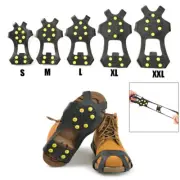 10-Stud Ice Grippers Crampons Boot Shoes Snow Ice Cleats Overshoes Non-slip AU