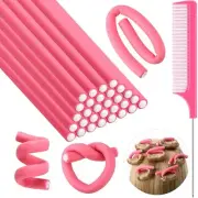 30 Pieces Flexible Curling Rods Twist Foam Hair Rollers Soft Foam No Heat Hai...
