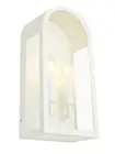 Beacon Lighting Positano 2 Light Exterior Wall Sconce in White