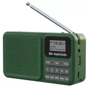 Portable + Digital Radio Solar Powered Bluetooth FM Radio Supports U4243