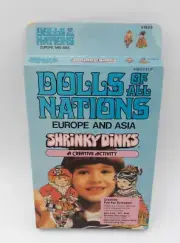 Dolls of all Nations Europe and Asia Shrinky Dinks Colorforms #1622 1979