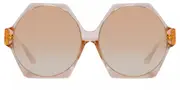 Linda Farrow BORA LFL1260 C3 Women’s Sunglasses Clear Size 63