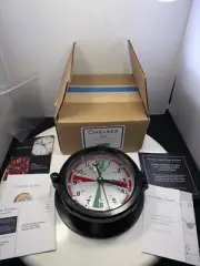 CHELSEA Clock Co. RADIO ROOM 6" Quartz CLOCK, BAKELITE CASE