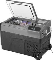 Portable Car Refrigerator Freezer w/Ice Making Function 37QT Single Zone