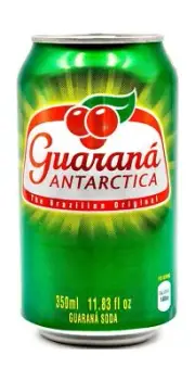 Guaraná Antarctica Soft Drinks Regular 100% Natural Smooth Taste 11.83Oz 12Pck