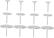 iplusmile 12PCS Stainless Steel Flower Nails for Cake Decorating Cupcake Decor Tools Reusable Pastry Sticks for Beginners Compact Design for Easy Storage